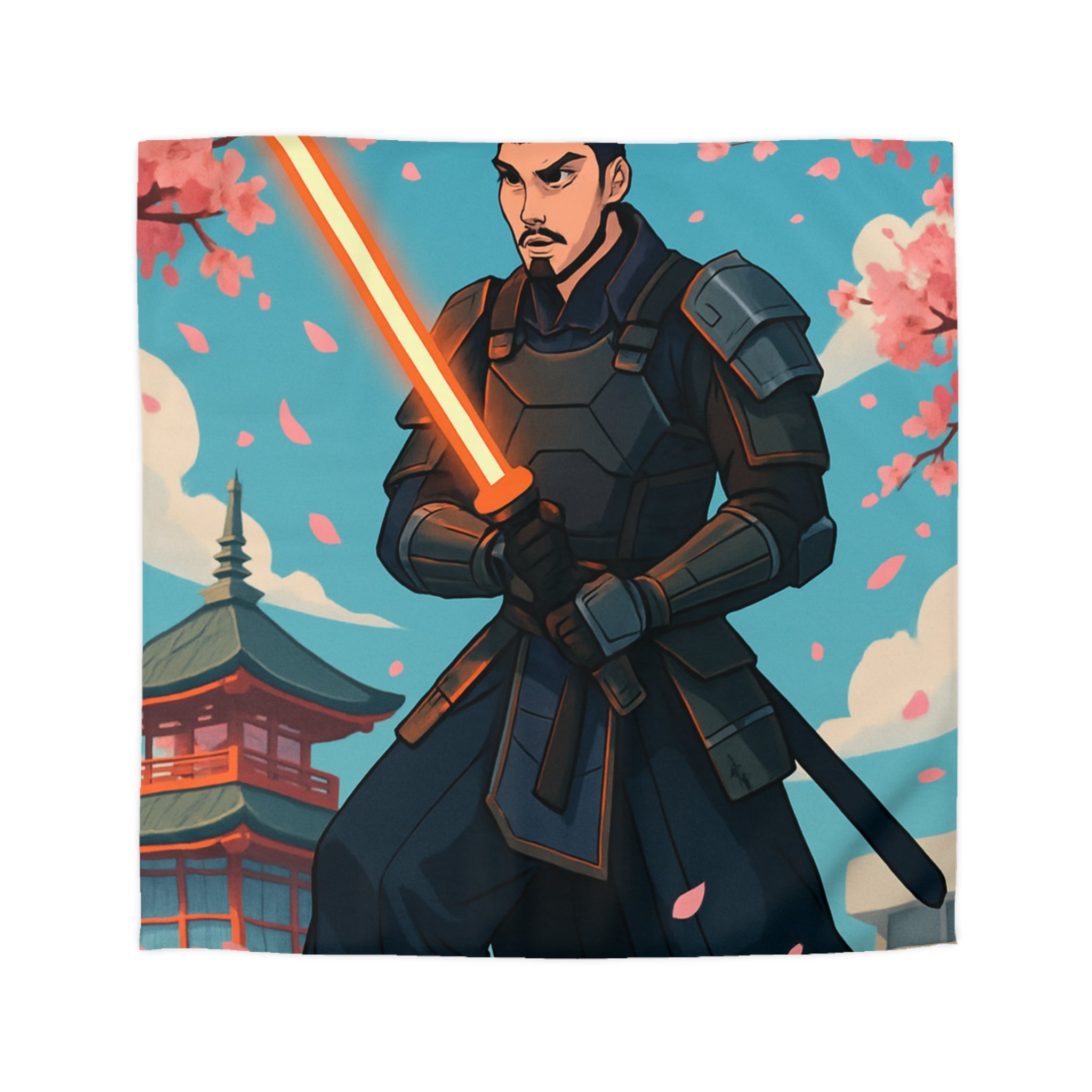 Housse de Couette Microfibre Illustration Unique Design Moderne Décoration Intérieure Raffinée