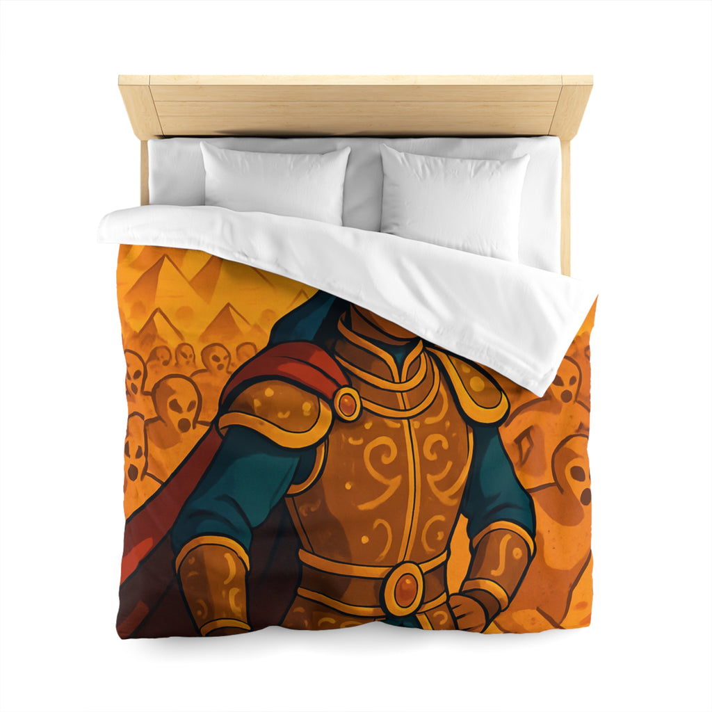 Housse de Couette Microfibre Design Artistique Moderne Décoration Chambre Confort Premium