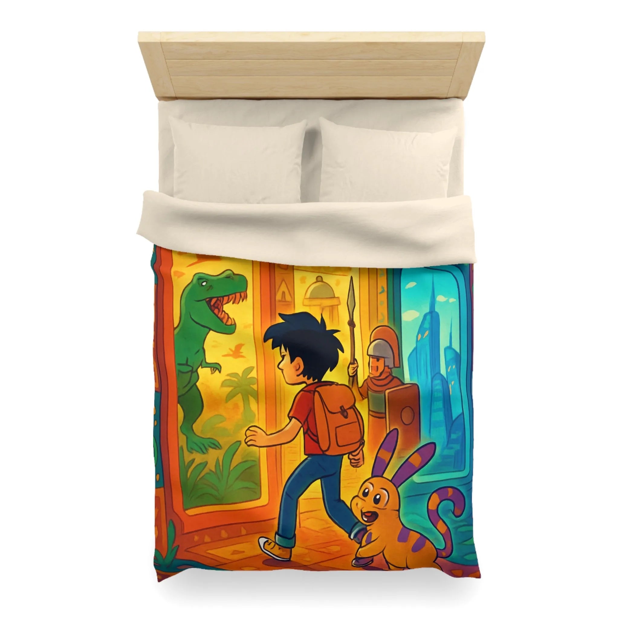 Housse de Couette Microfibre Création Artistique Moderne Design Exclusif Décoration Chambre