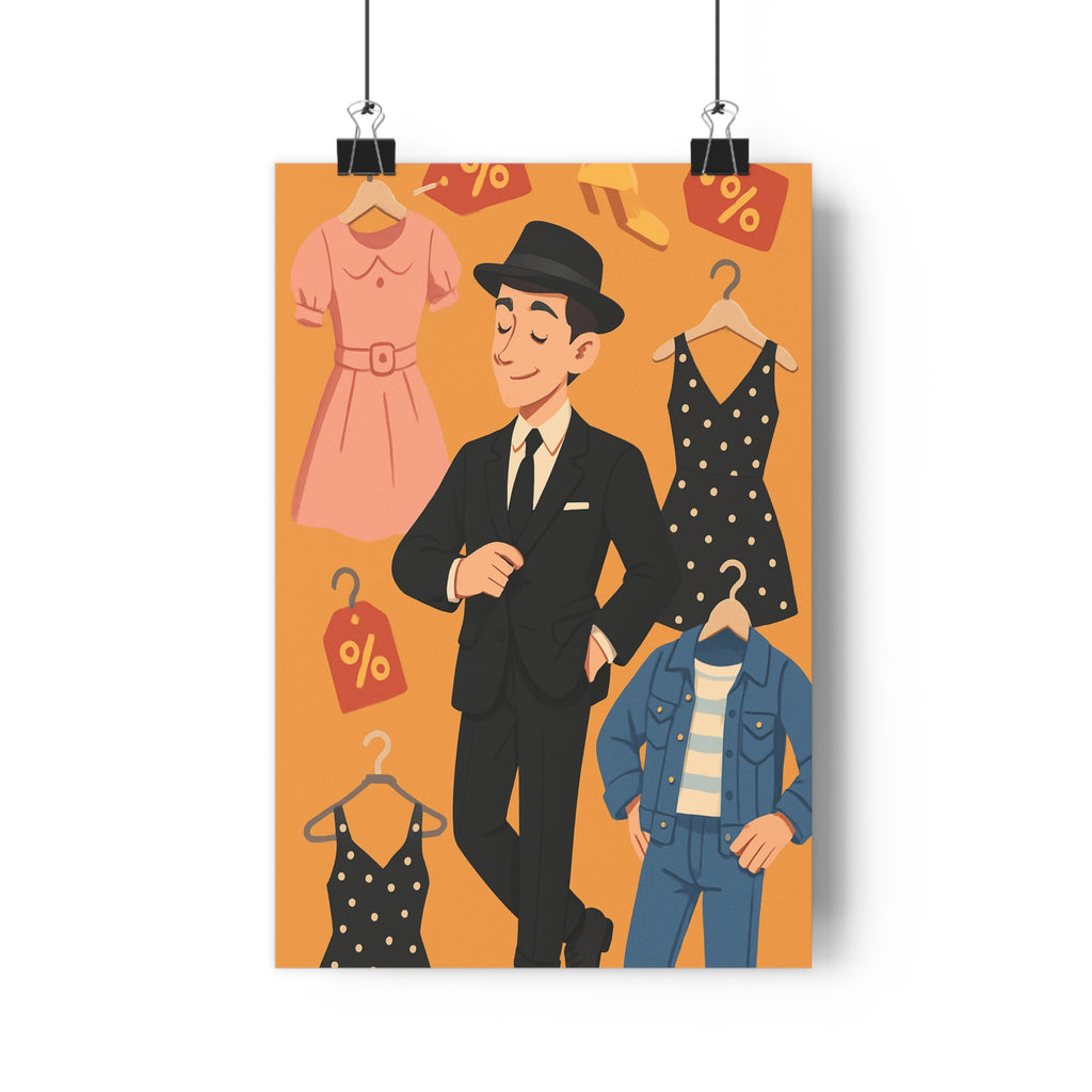 Poster décoratif moderne élégant noir rose bleu chic chambre salon art dynamique vibrant qualité