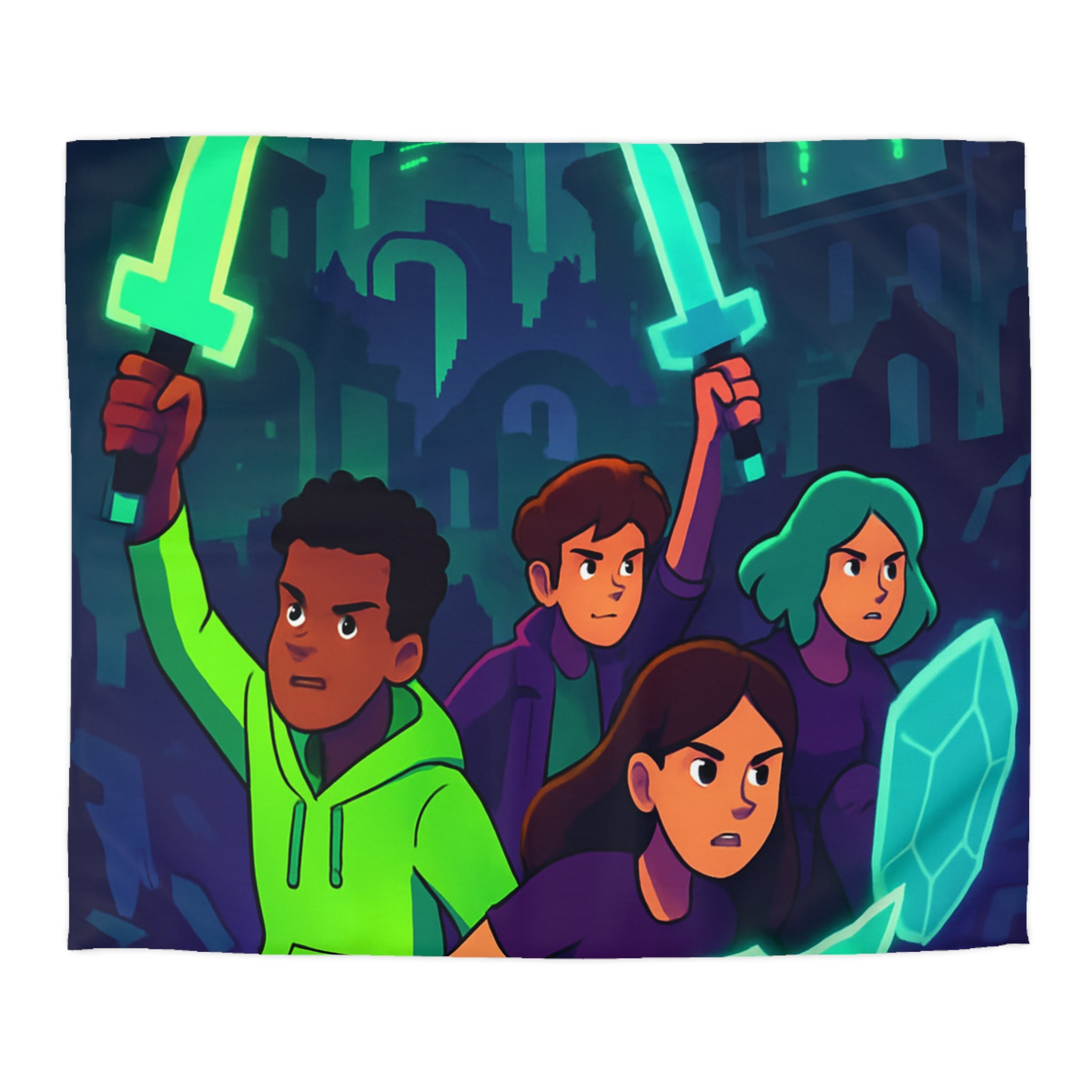 Housse de Couette Microfibre Création Artistique Moderne Design Exclusif Décoration Chambre