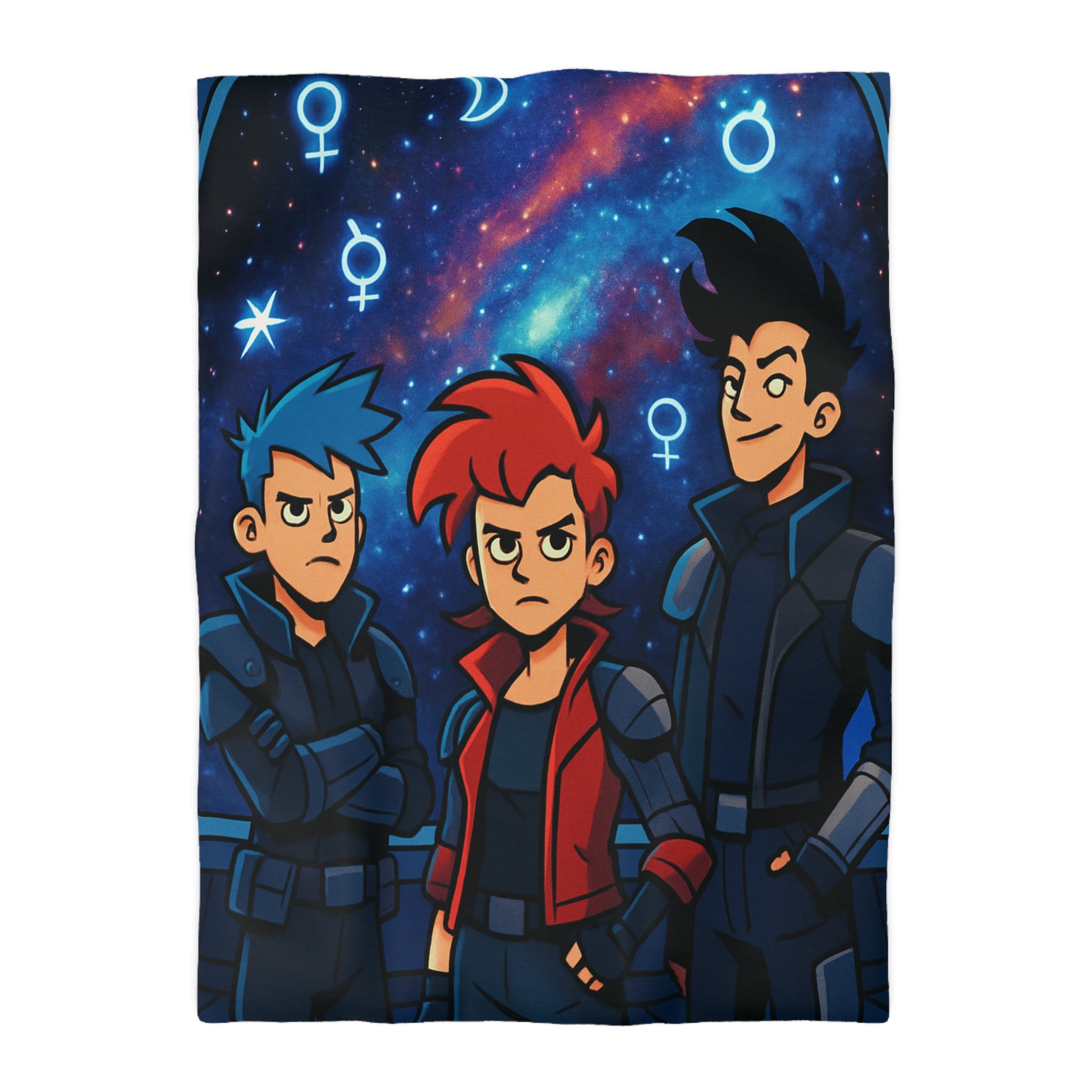 Housse de Couette Microfibre Illustration Unique Design Moderne Décoration Intérieure Raffinée