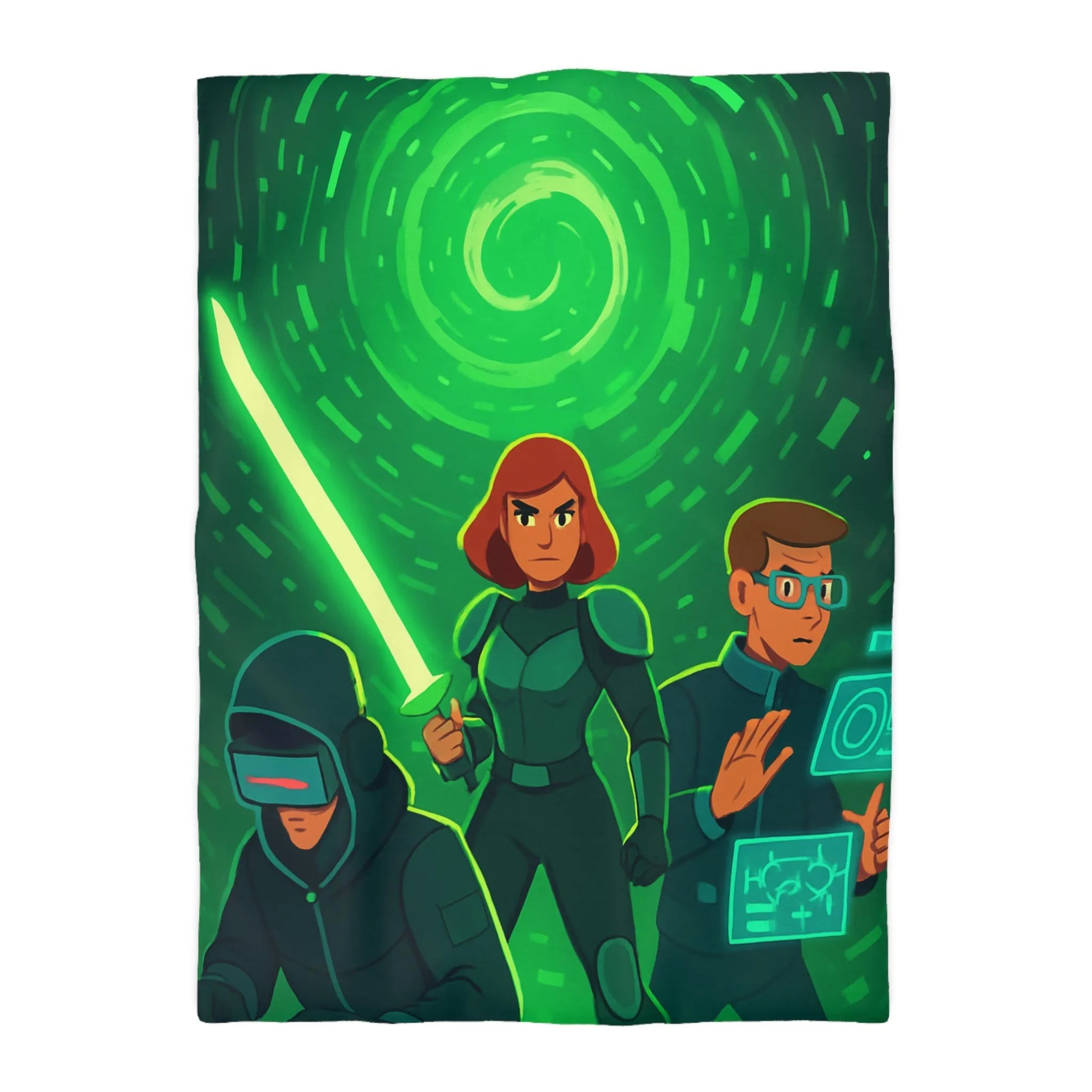 Housse de Couette Microfibre Création Artistique Moderne Design Exclusif Décoration Chambre