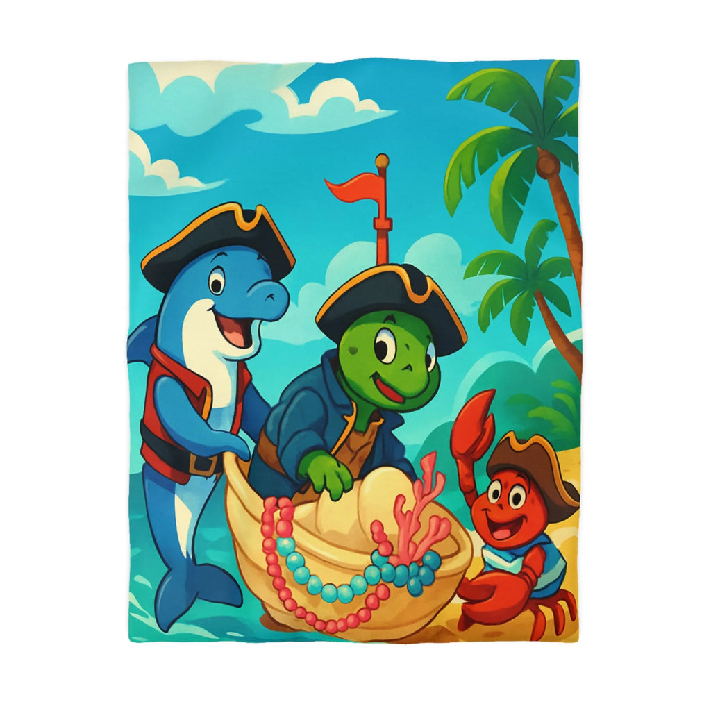 Ensemble pirate océanique pour chambre enfant avec animaux marins en costumes colorés