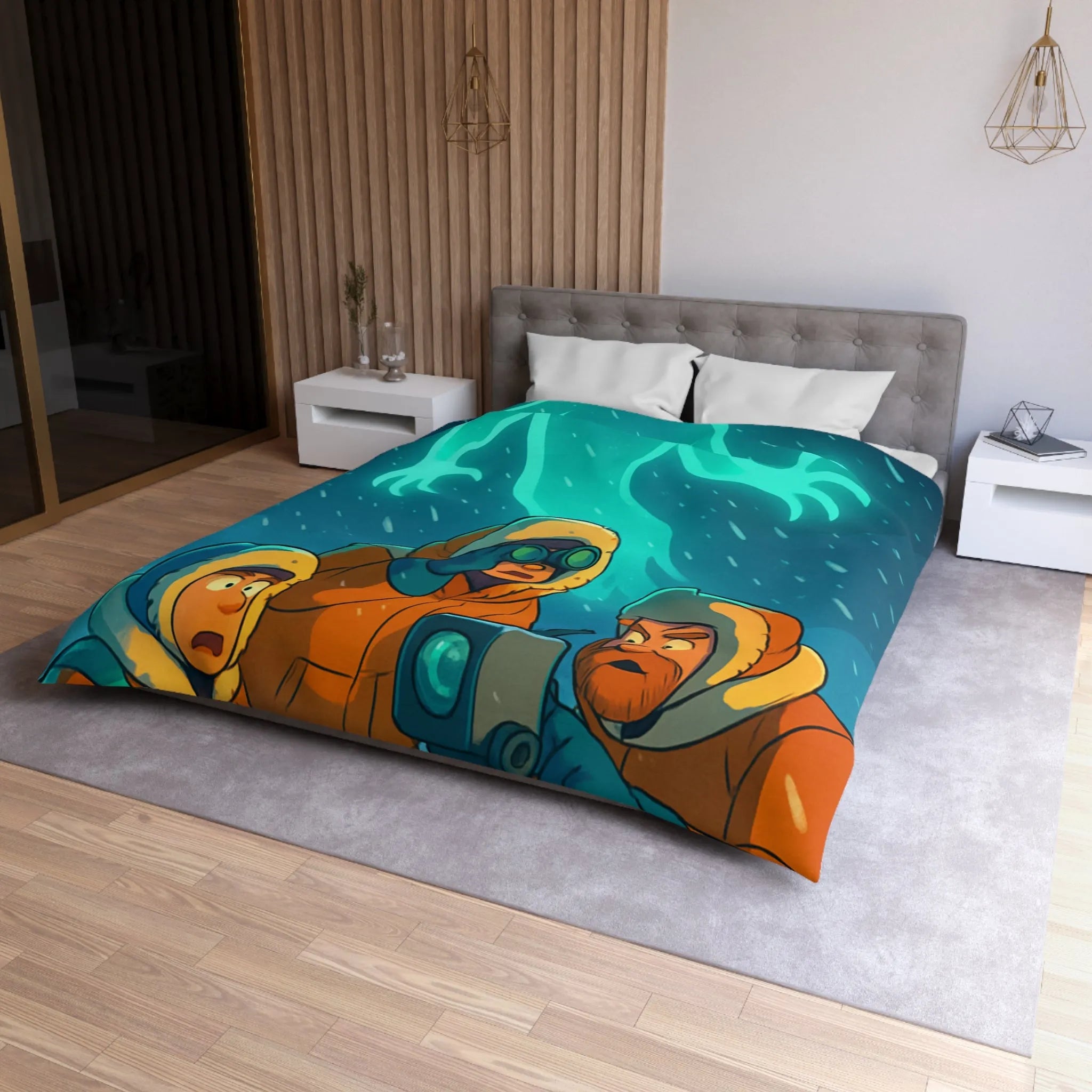 Explorez l'aventure arctique avec trois explorateurs et un mystérieux fantôme lumineux