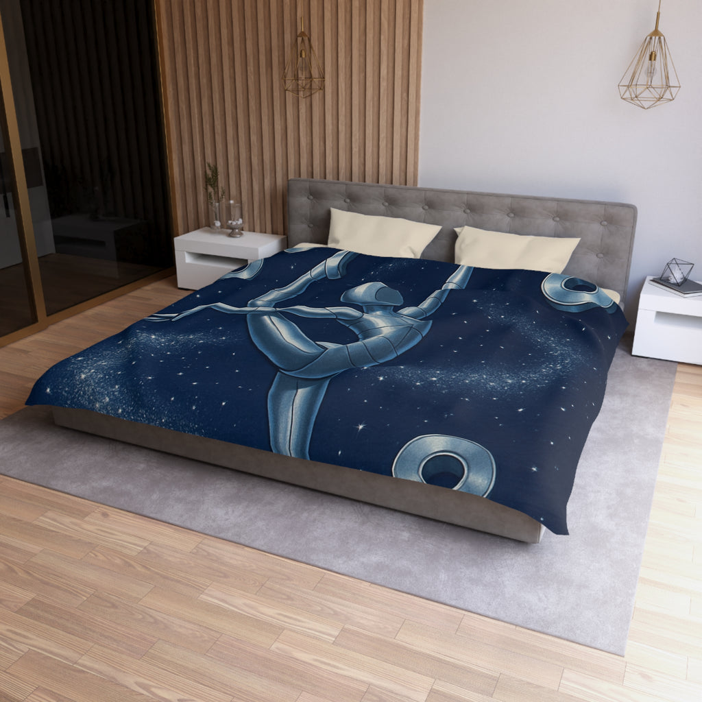 Housse de Couette Microfibre Illustration Unique Design Moderne Décoration Intérieure Raffinée