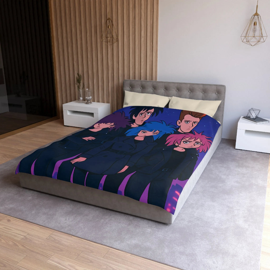 Housse de Couette Microfibre Création Artistique Moderne Design Exclusif Décoration Chambre