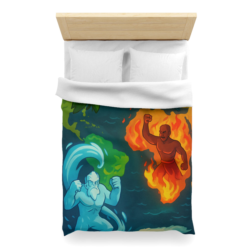 Housse de Couette Microfibre Création Artistique Moderne Design Exclusif Décoration Chambre