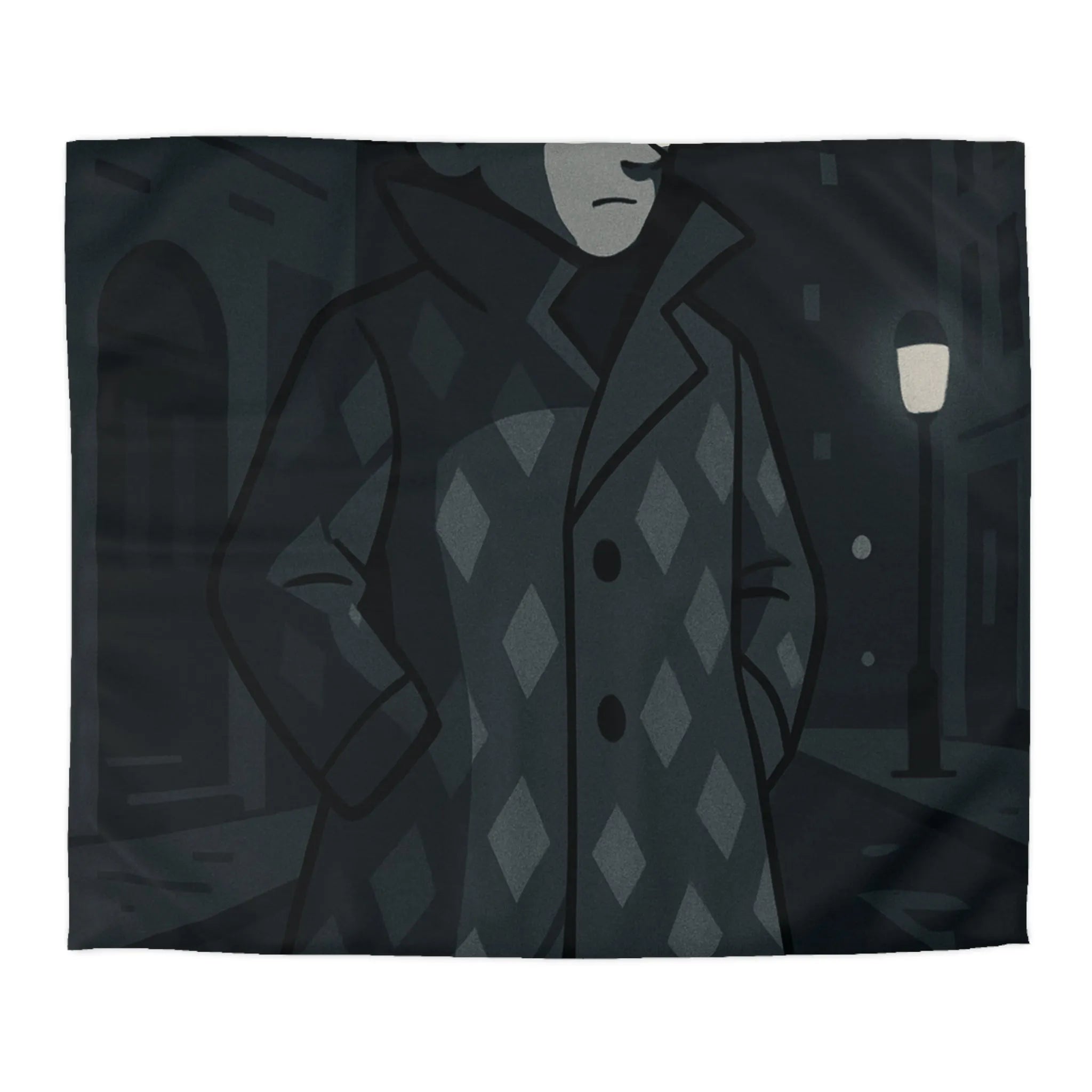 Housse de Couette Microfibre Art Graphique Contemporain Style Décoratif Chambre Tendance