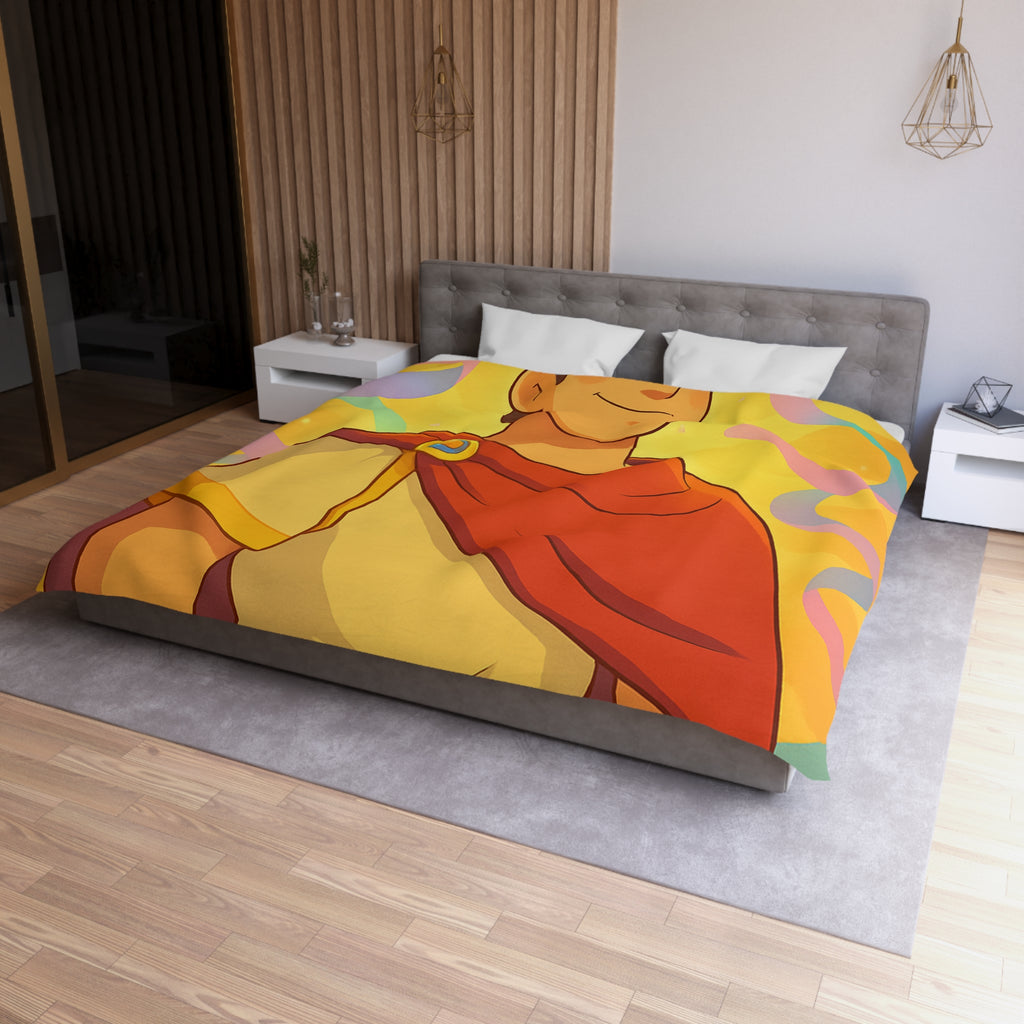 Rêves d'Empereur Romain: Housse de Couette Artistique Inspirée de l'Antiquité Dorée