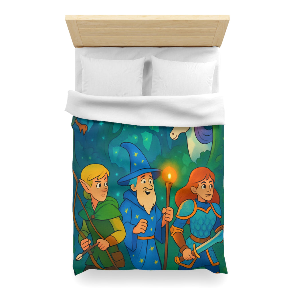 Housse de Couette Microfibre Motif Créatif Original Style Contemporain Chambre Élégante