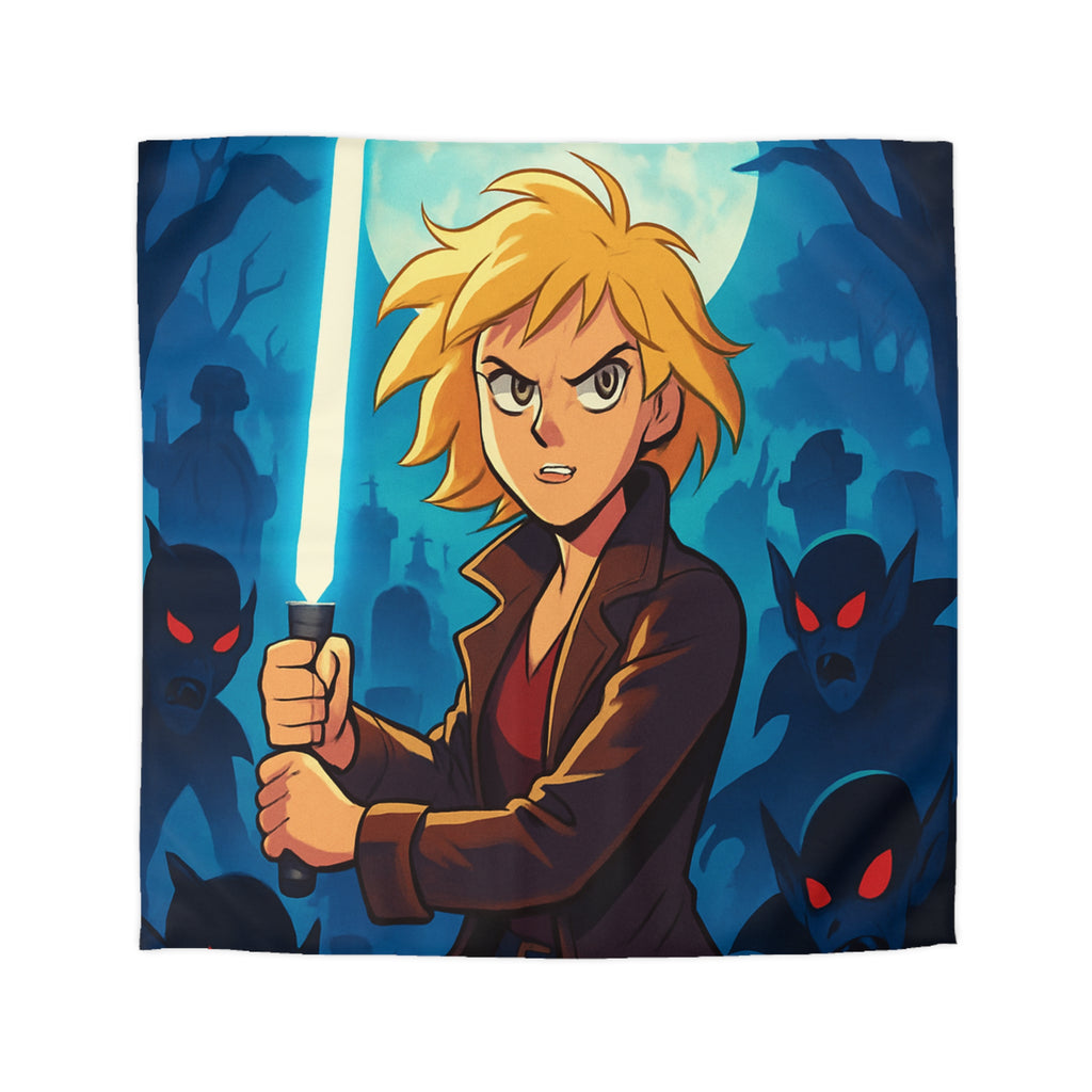 Housse de Couette Microfibre Motif Créatif Original Style Contemporain Chambre Élégante