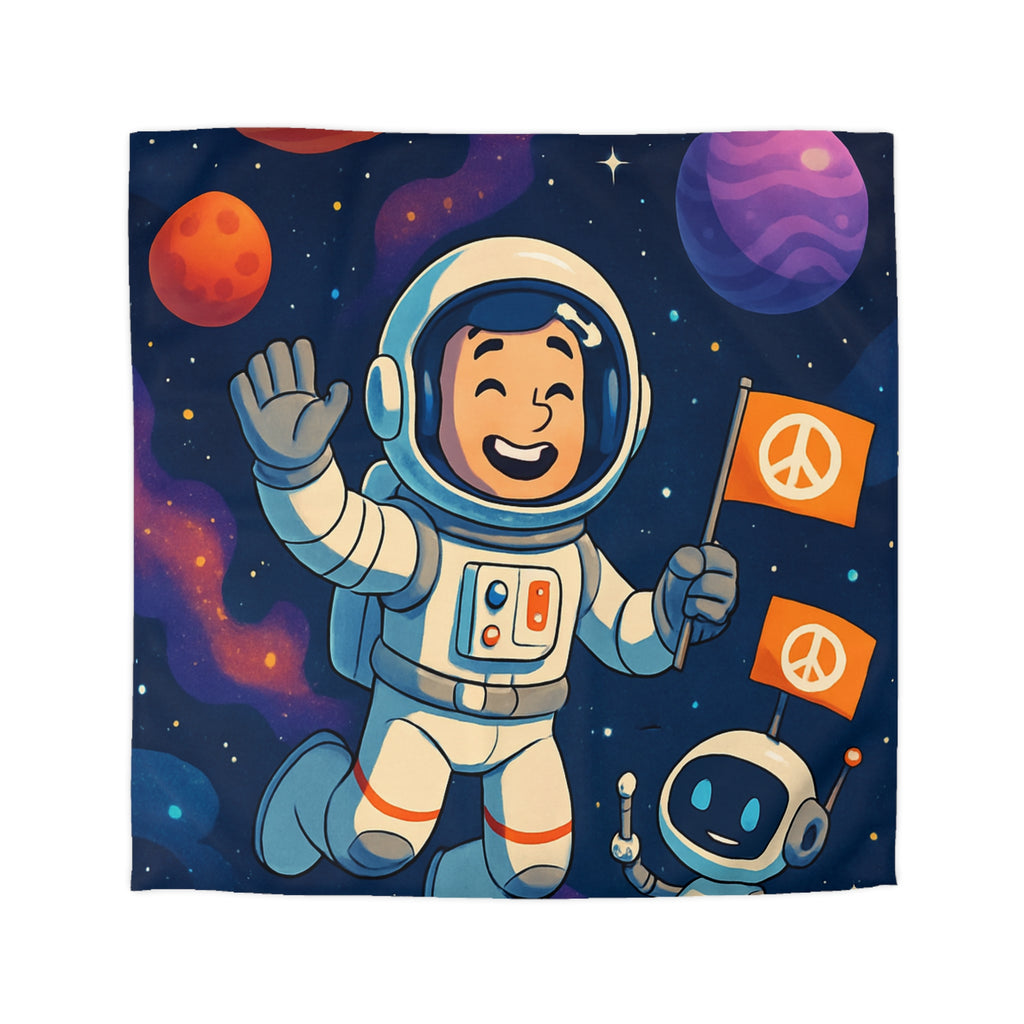 Housse de Couette Microfibre Motif Créatif Original Style Contemporain Chambre Élégante