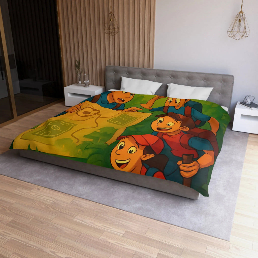 Explorez la jungles enchantée et découvrez un trésor inestimable sous un coucher de soleil vibrant