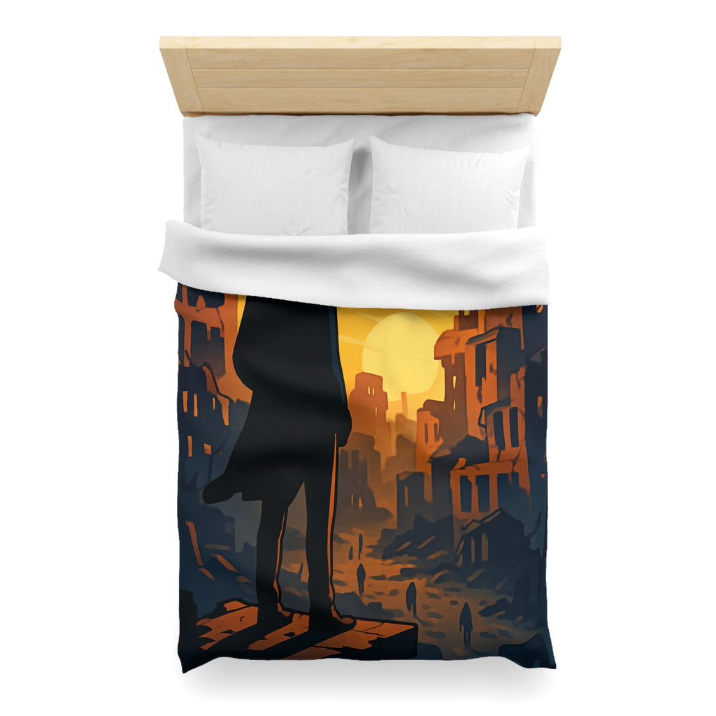 Housse de Couette Microfibre Création Artistique Moderne Design Exclusif Décoration Chambre