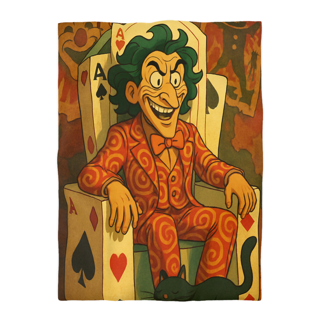 Housse de Couette Microfibre Motif Créatif Original Style Contemporain Chambre Élégante