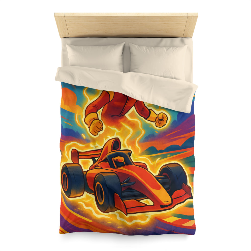 Housse de Couette Microfibre Design Artistique Moderne Décoration Chambre Confort Premium