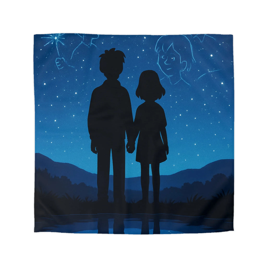 Housse de Couette Microfibre Art Graphique Contemporain Style Décoratif Chambre Tendance