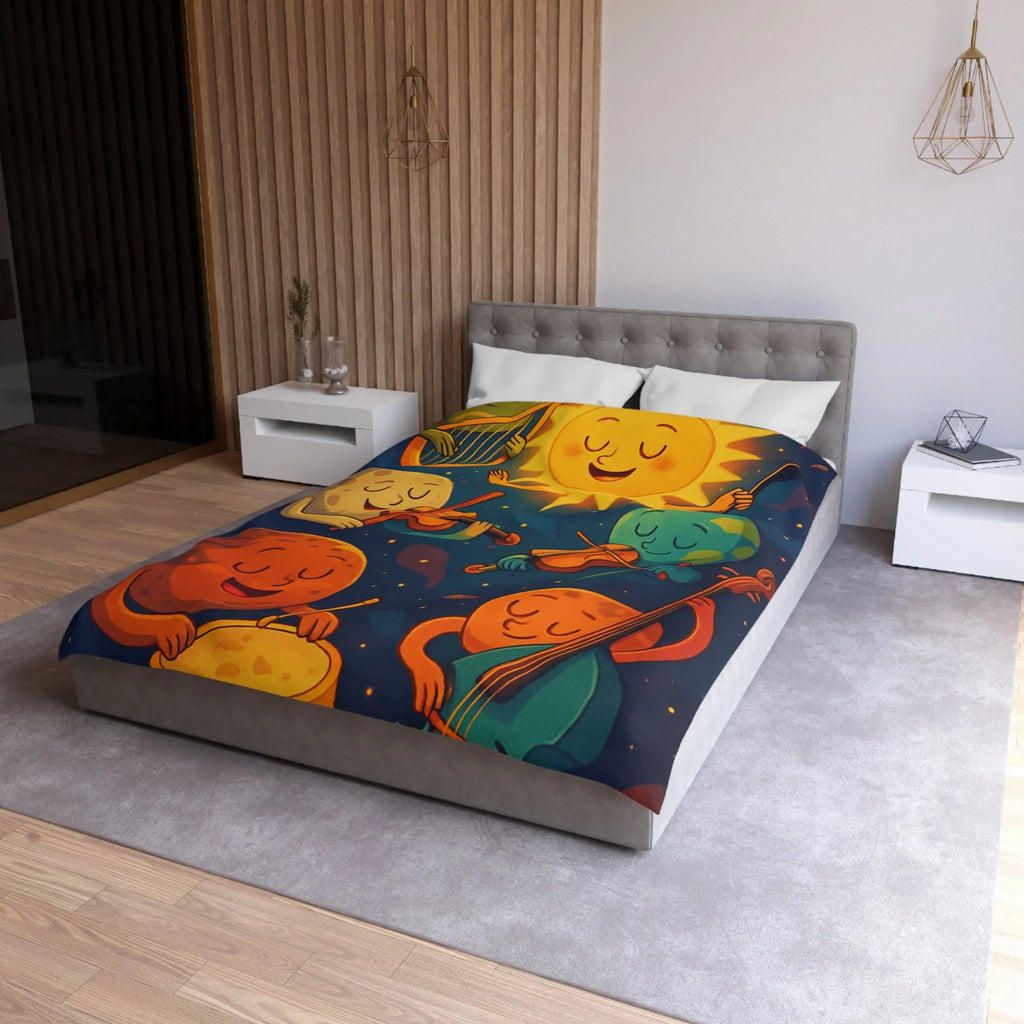 Housse de Couette Microfibre Création Artistique Moderne Design Exclusif Décoration Chambre