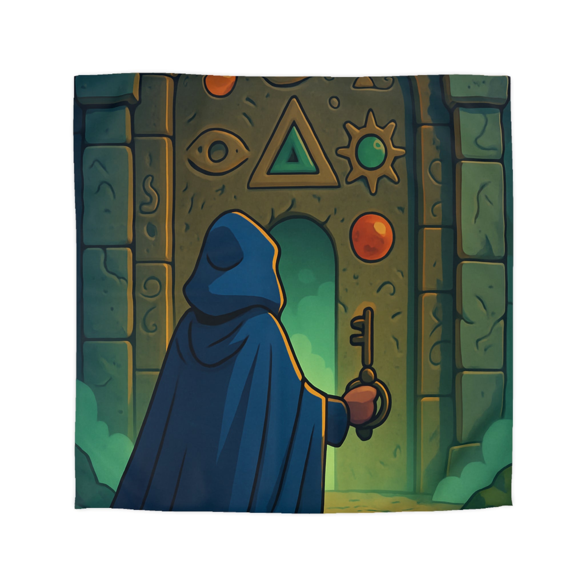 Housse de Couette Microfibre Design Artistique Moderne Décoration Chambre Confort Premium