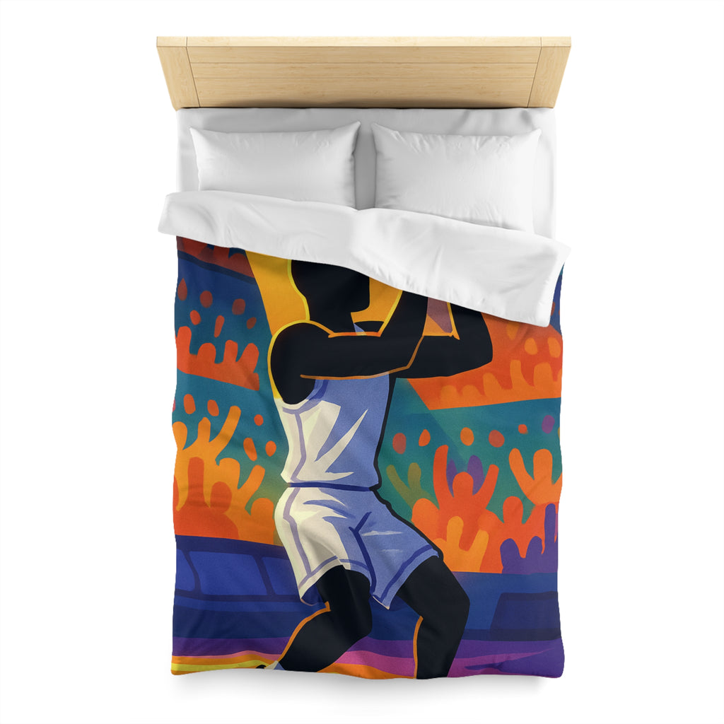 Housse de Couette Microfibre Illustration Unique Design Moderne Décoration Intérieure Raffinée