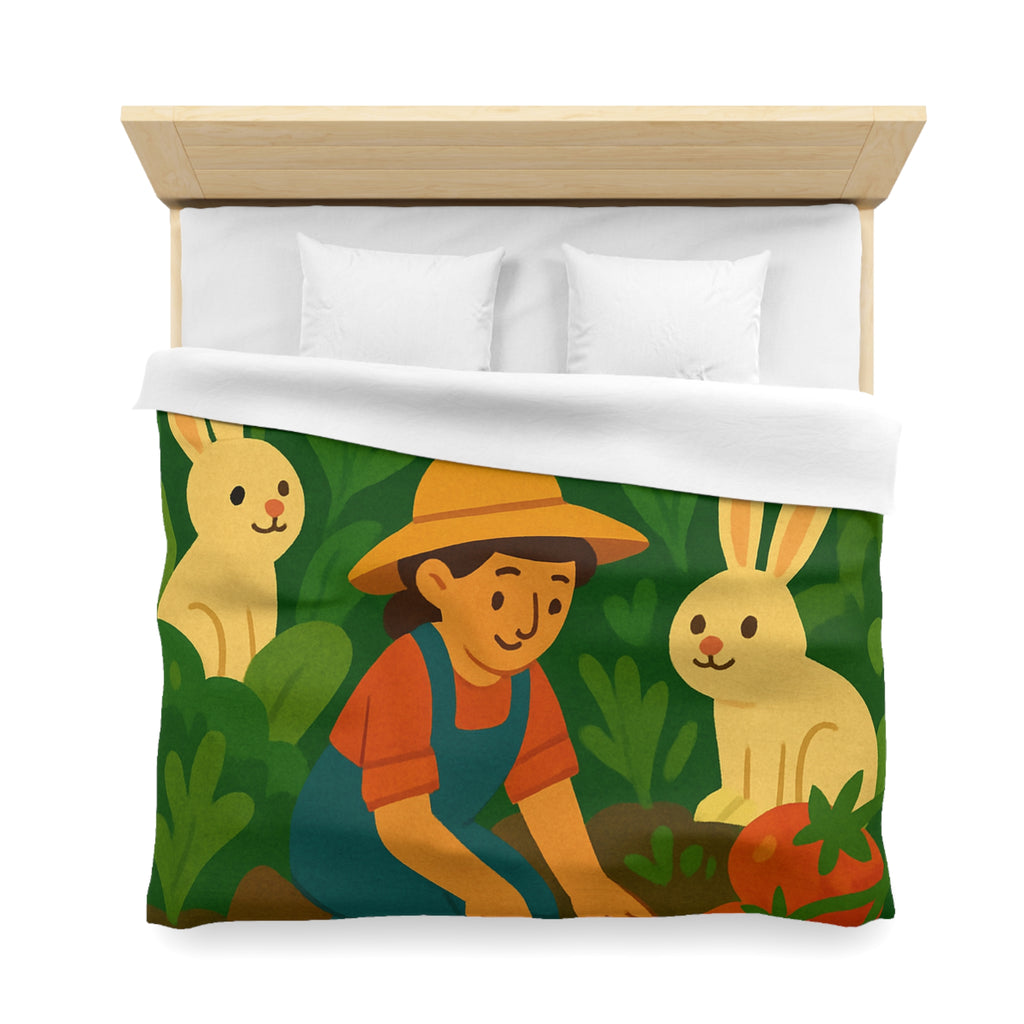 Housse de Couette Microfibre Illustration Unique Design Moderne Décoration Intérieure Raffinée