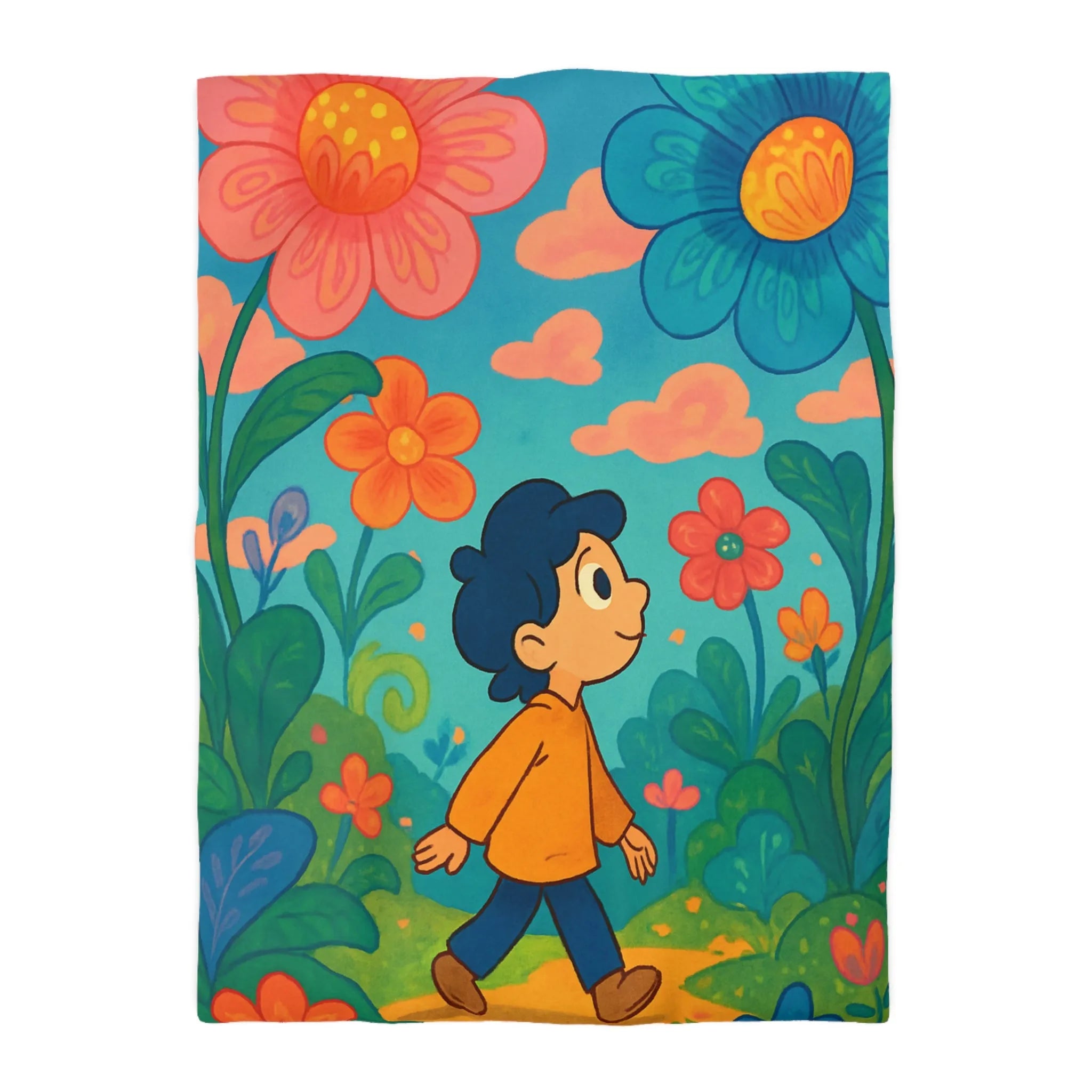 Enchantez Votre Chambre Avec Une Housse De Couette Florale Et Enfantine Lumineuse