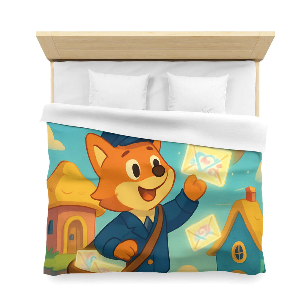 Housse de Couette Microfibre Art Graphique Contemporain Style Décoratif Chambre Tendance