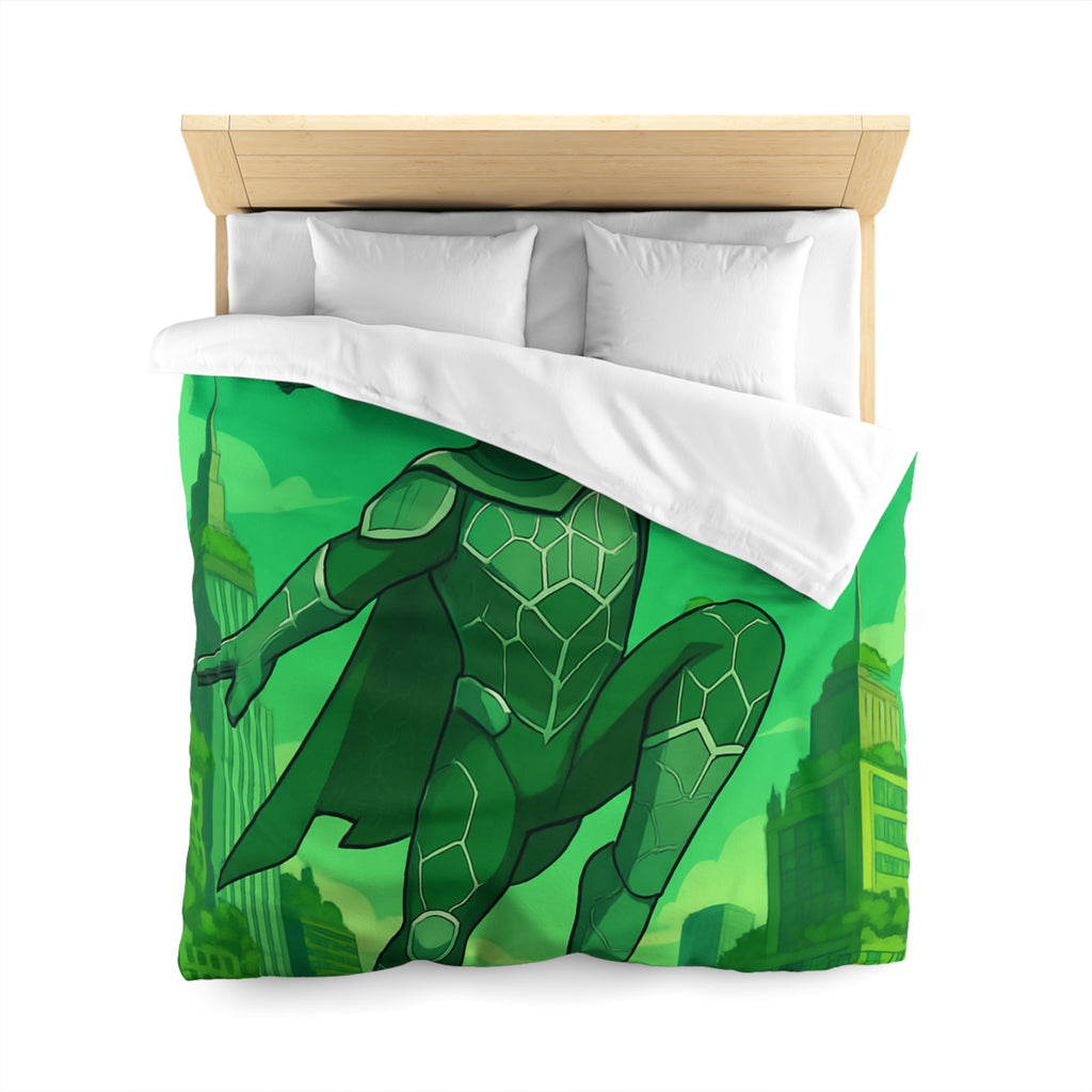 Housse de Couette Microfibre Motif Créatif Original Style Contemporain Chambre Élégante