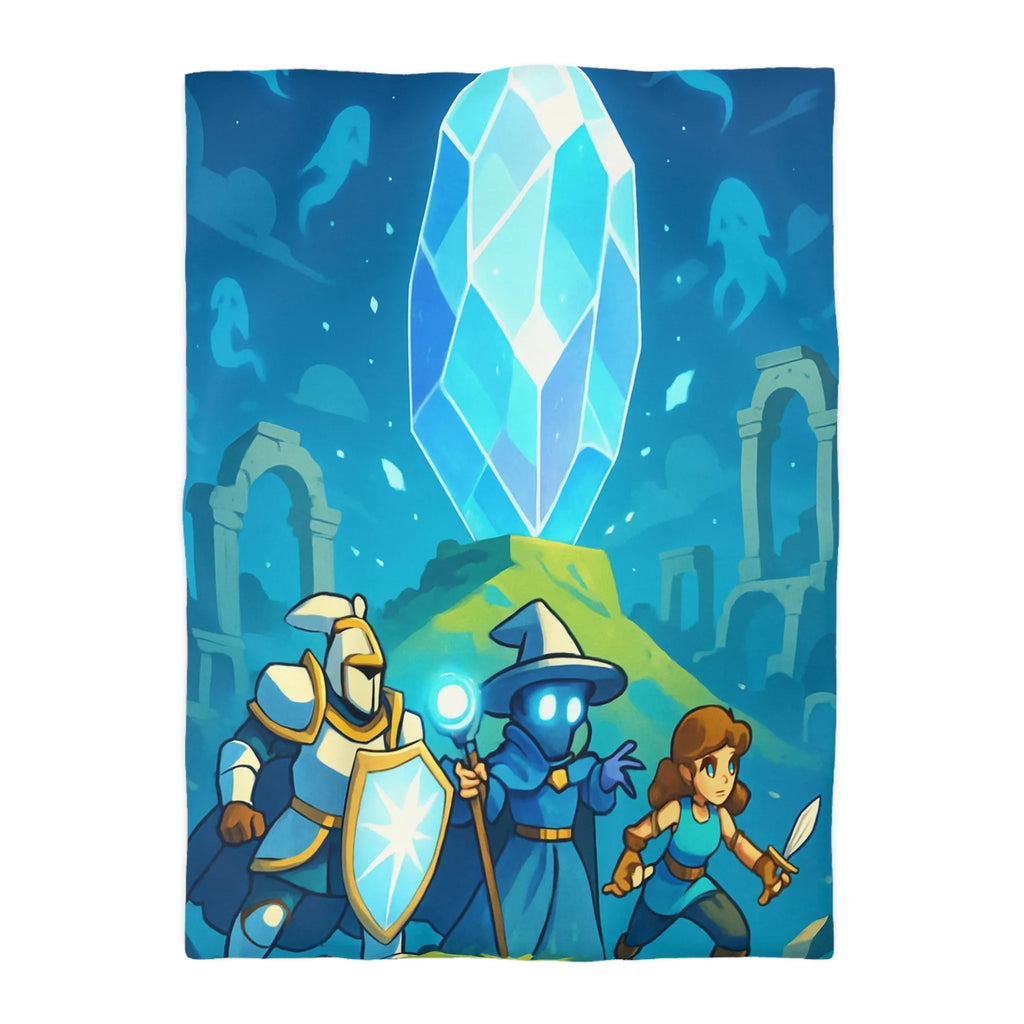 Housse de Couette Microfibre Art Graphique Contemporain Style Décoratif Chambre Tendance