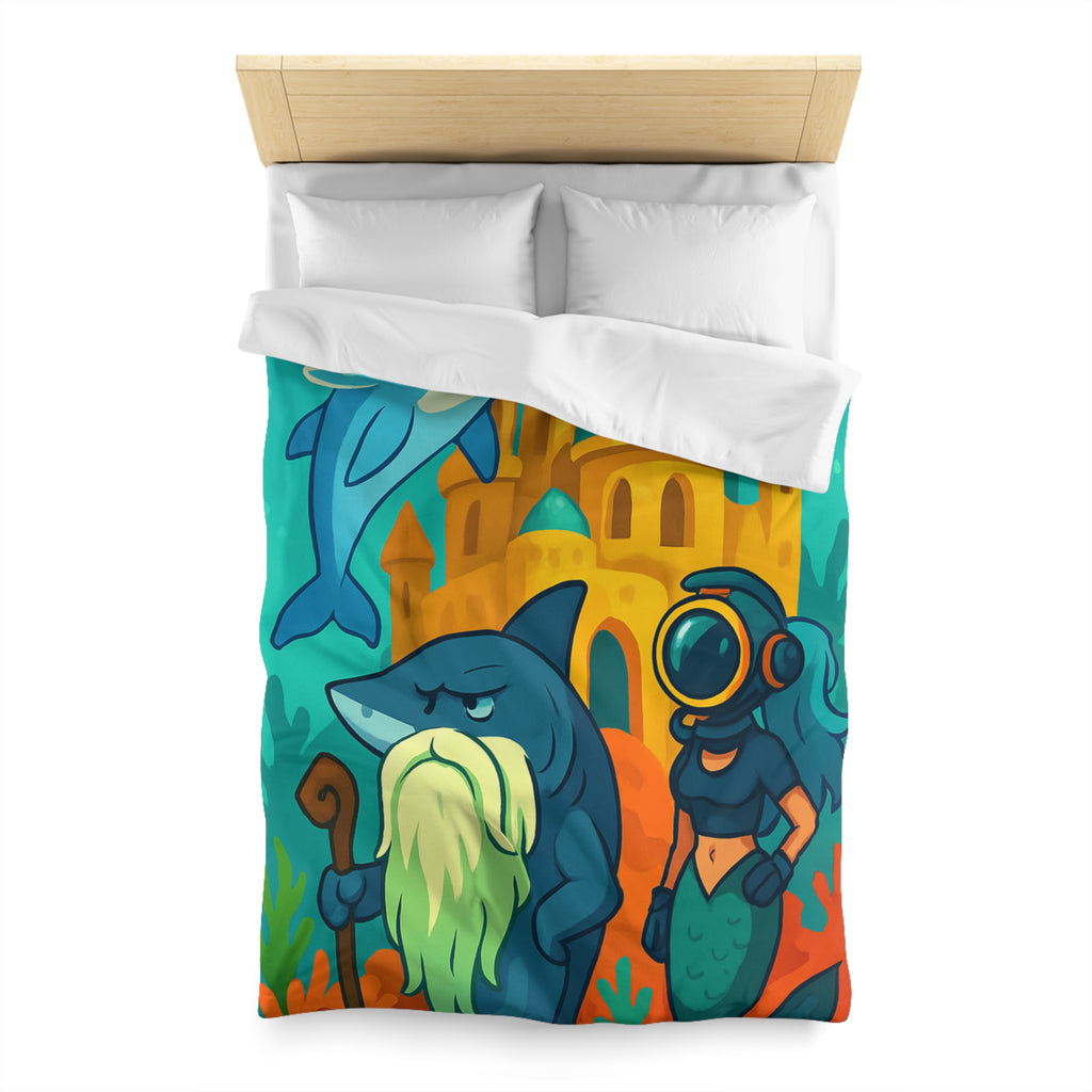 Housse de Couette Microfibre Création Artistique Moderne Design Exclusif Décoration Chambre