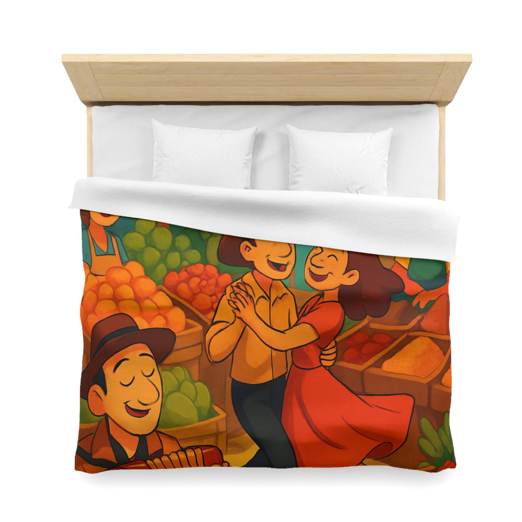 Housse de Couette Microfibre Design Artistique Moderne Décoration Chambre Confort Premium