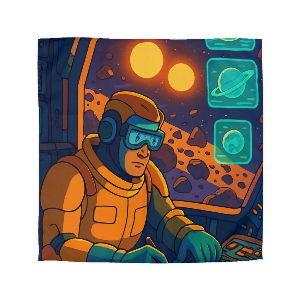 Housse de Couette Microfibre Illustration Unique Design Moderne Décoration Intérieure Raffinée