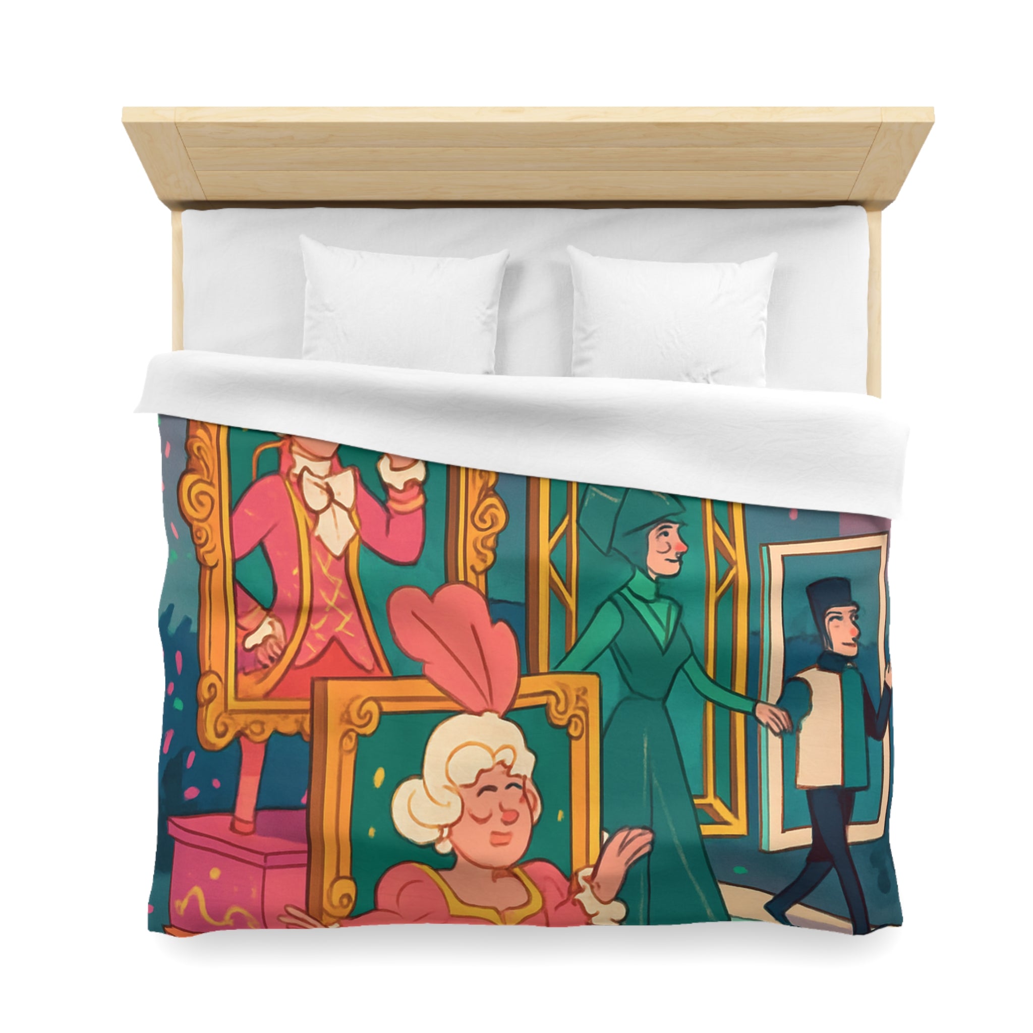 Rêveries Festives : Motifs Baroques Animés pour Embellir Votre Chambre à Coucher