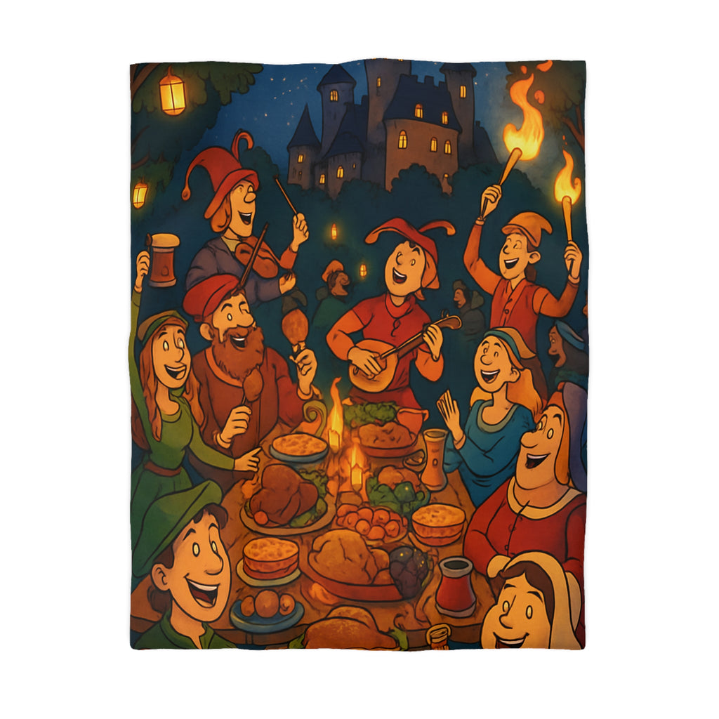 Housse de Couette Microfibre Design Artistique Moderne Décoration Chambre Confort Premium