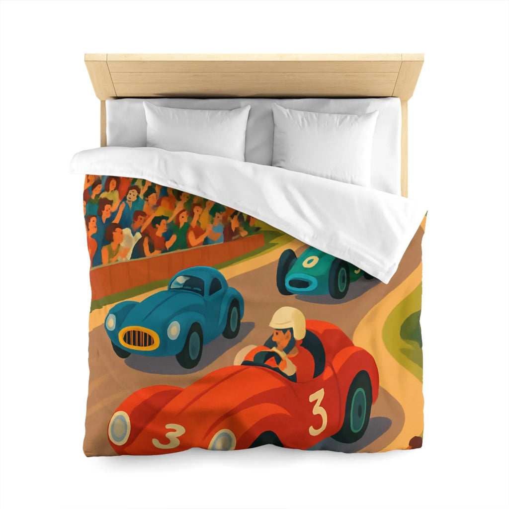 Housse de Couette Microfibre Art Graphique Contemporain Style Décoratif Chambre Tendance