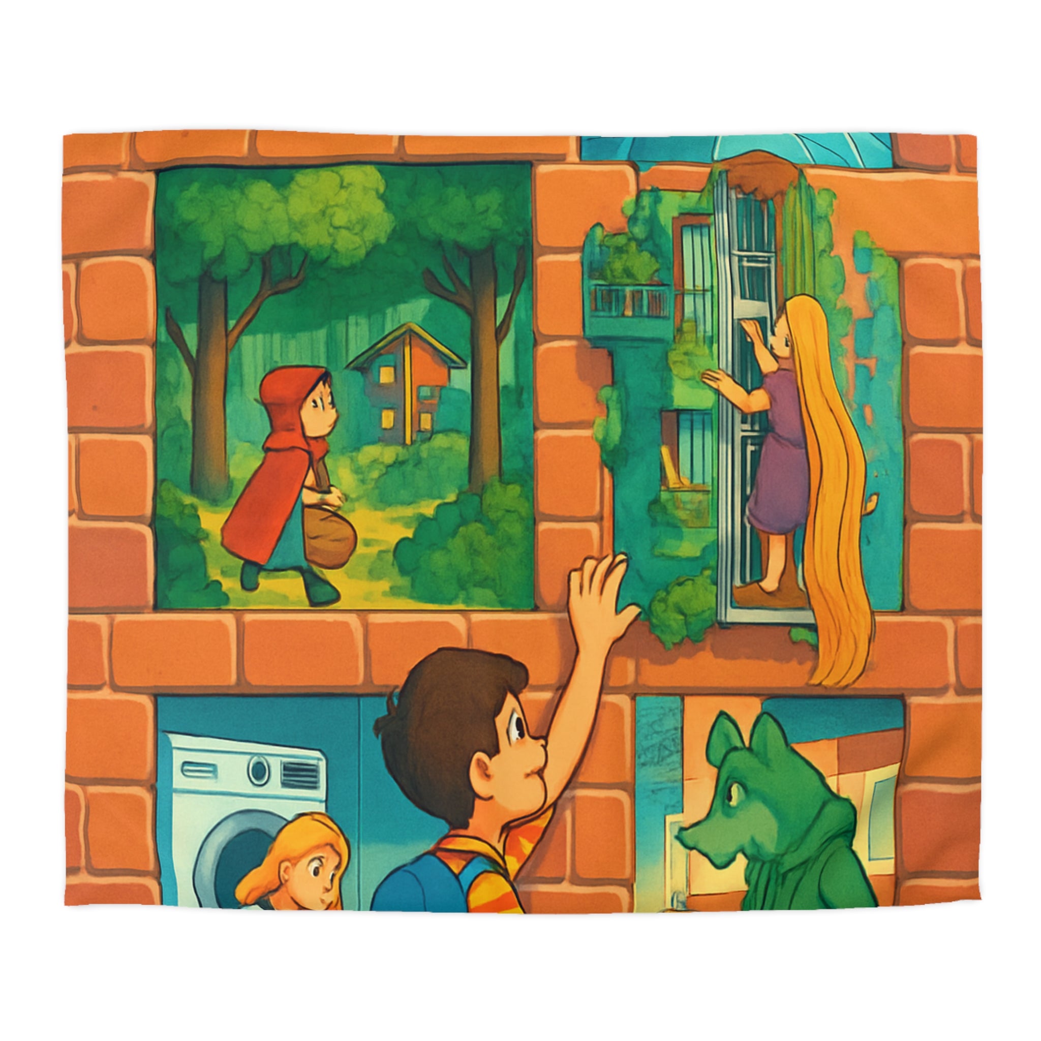 Housse de Couette Microfibre Création Artistique Moderne Design Exclusif Décoration Chambre