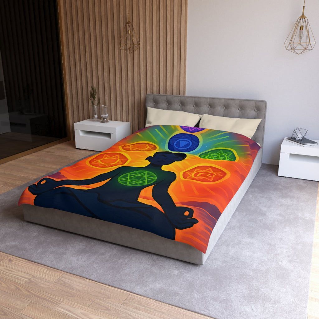 Housse de Couette Microfibre Design Artistique Moderne Décoration Chambre Confort Premium