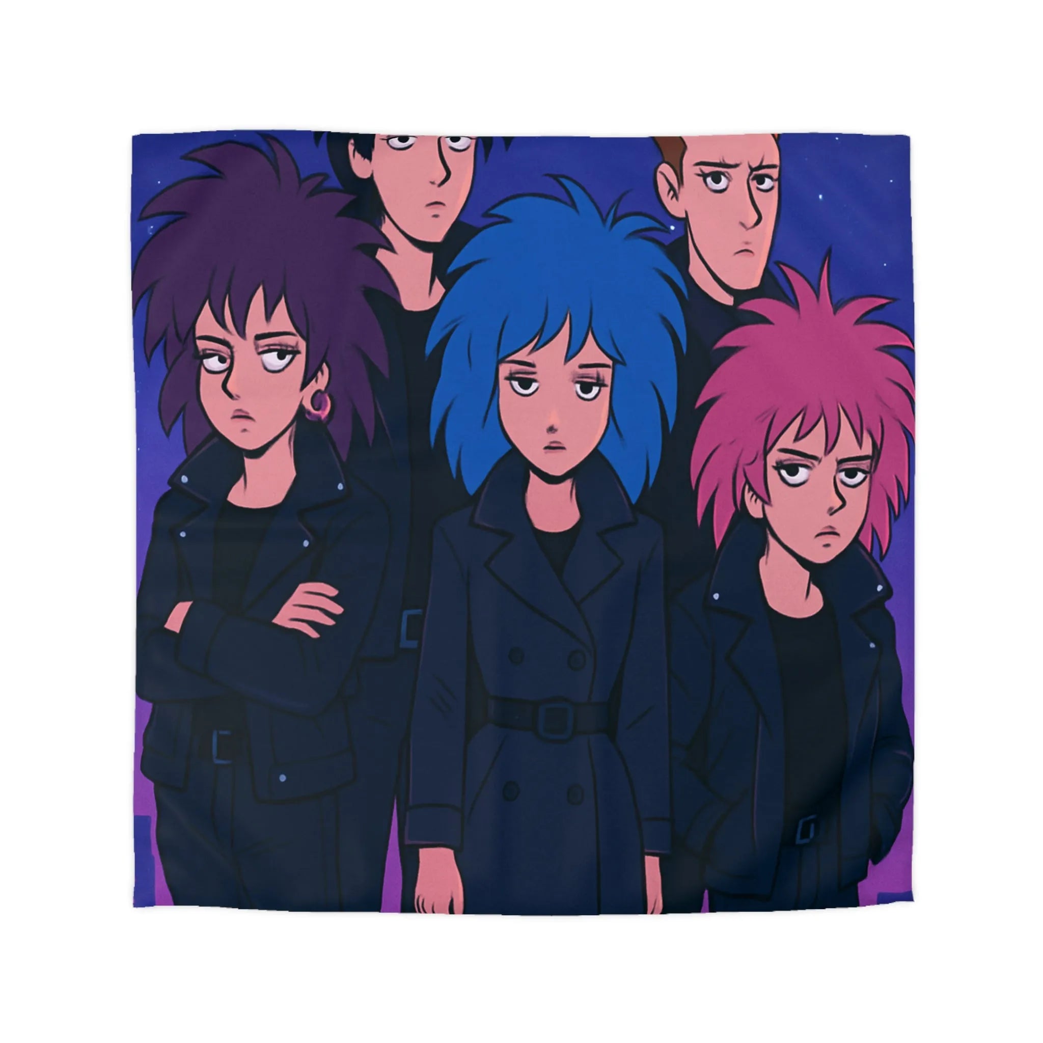 Housse de Couette Microfibre Création Artistique Moderne Design Exclusif Décoration Chambre