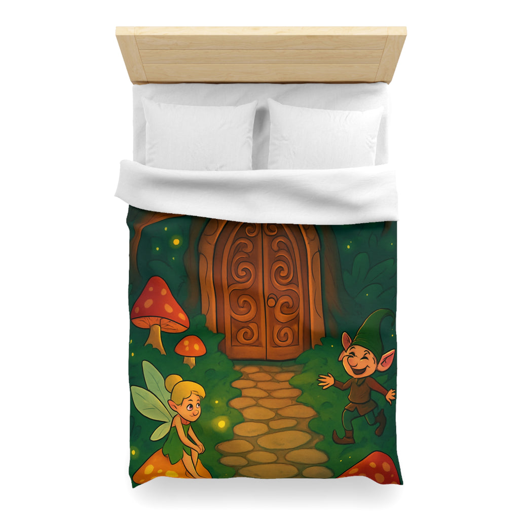 Housse de Couette Microfibre Motif Créatif Original Style Contemporain Chambre Élégante