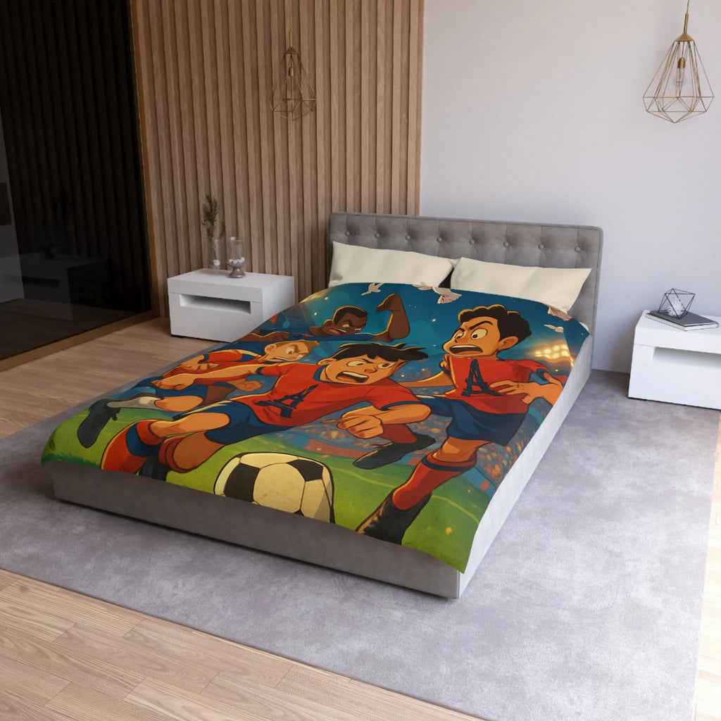 Housse de Couette Microfibre Création Artistique Moderne Design Exclusif Décoration Chambre