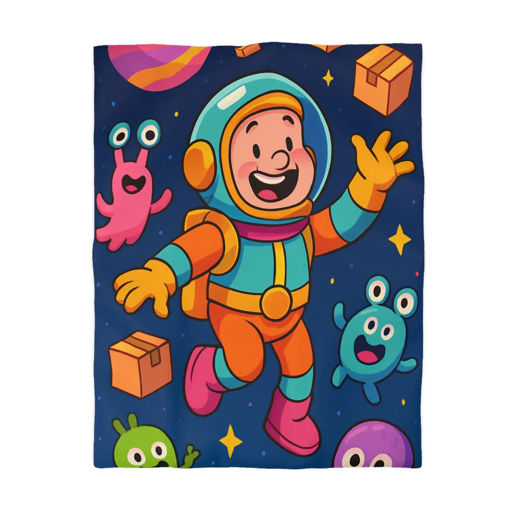 Housse de Couette Microfibre Art Graphique Contemporain Style Décoratif Chambre Tendance