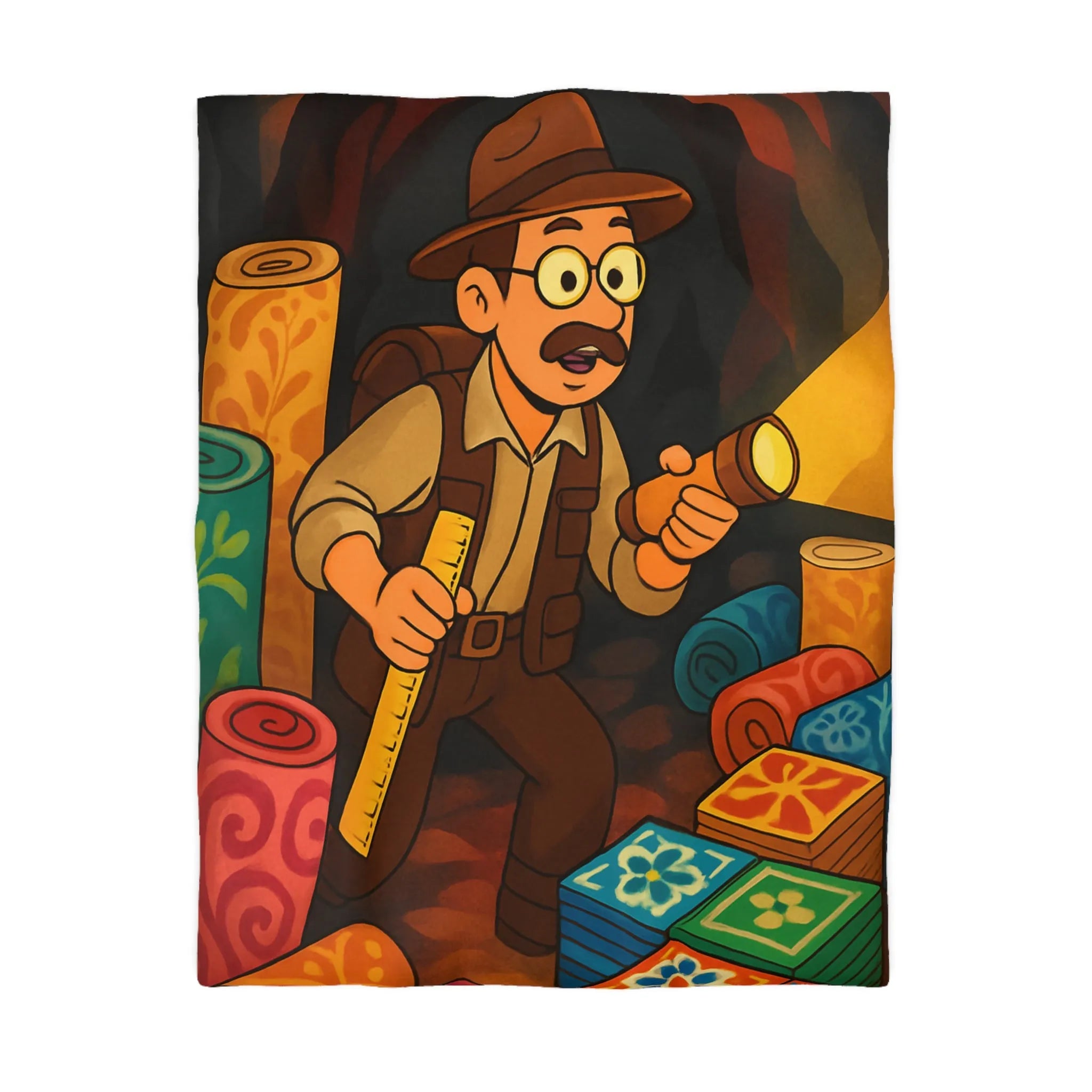 Explorez une collection de housses de couette inspirées par l'aventure et les motifs vibrants