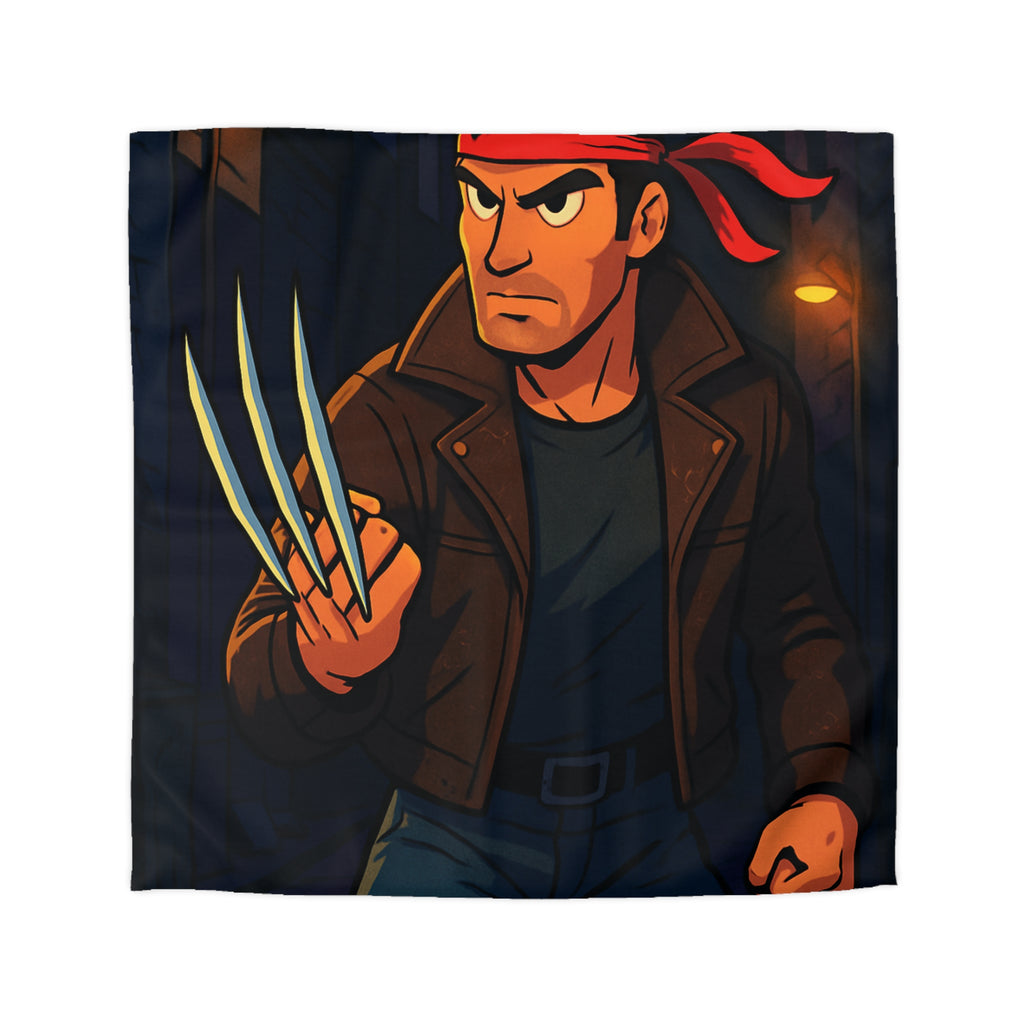 Housse de Couette Microfibre Illustration Unique Design Moderne Décoration Intérieure Raffinée