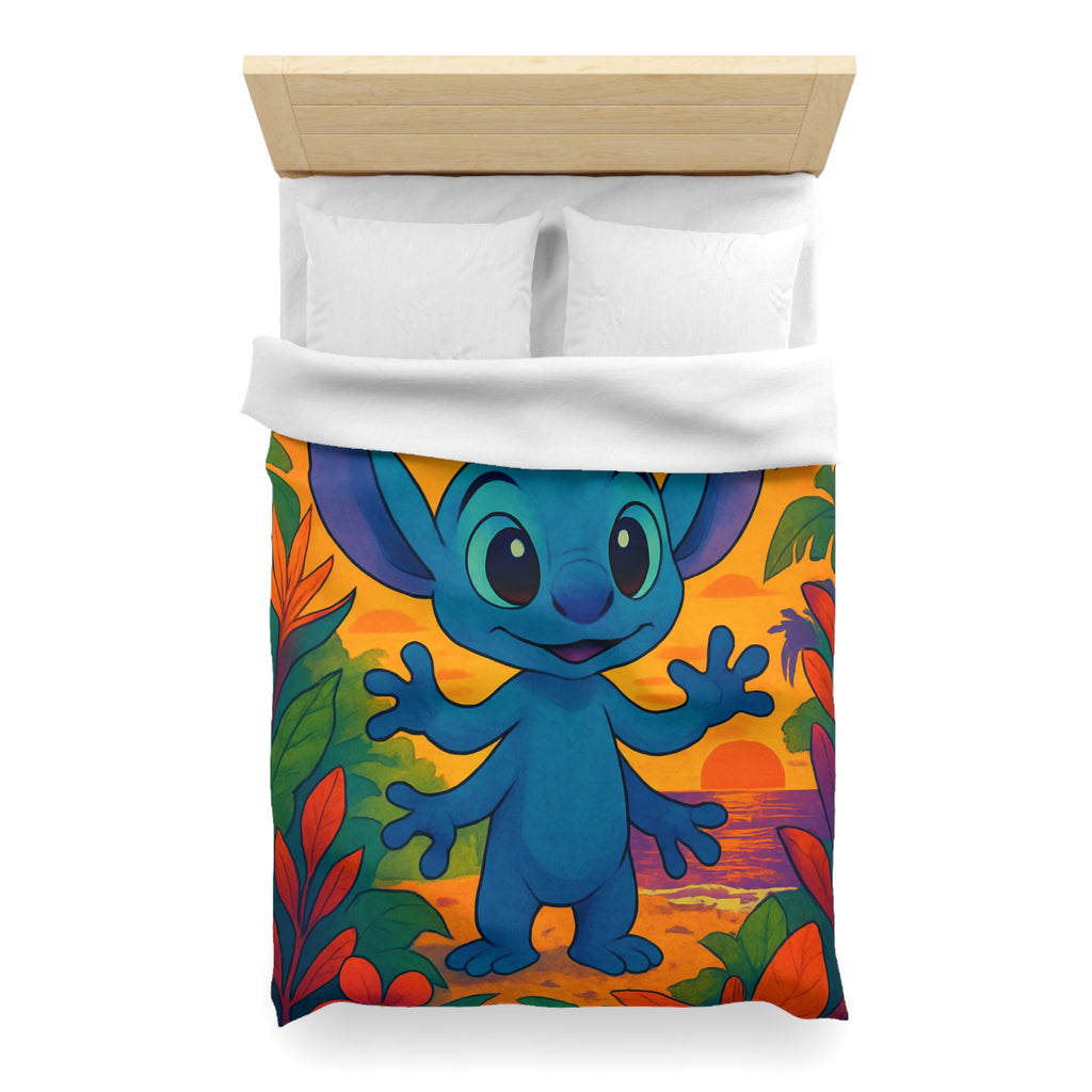 Housse de Couette Microfibre Design Artistique Moderne Décoration Chambre Confort Premium