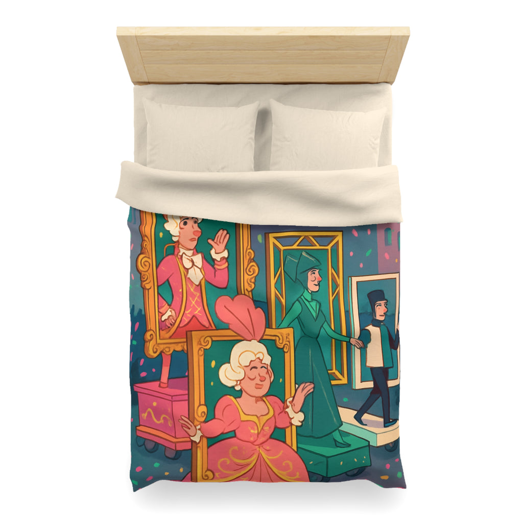 Rêveries Festives : Motifs Baroques Animés pour Embellir Votre Chambre à Coucher