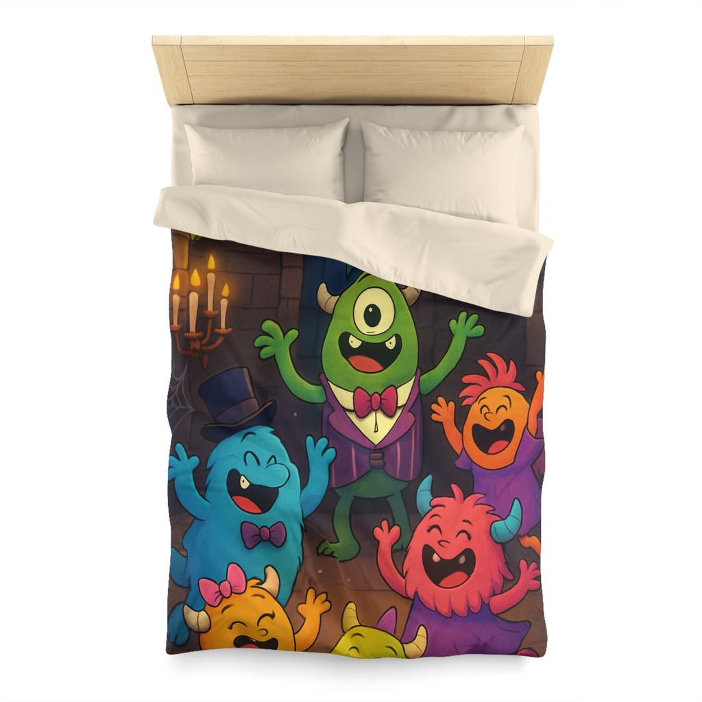 Housse de Couette Microfibre Design Artistique Moderne Décoration Chambre Confort Premium