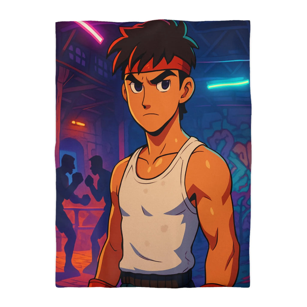 Housse de Couette Microfibre Art Graphique Contemporain Style Décoratif Chambre Tendance