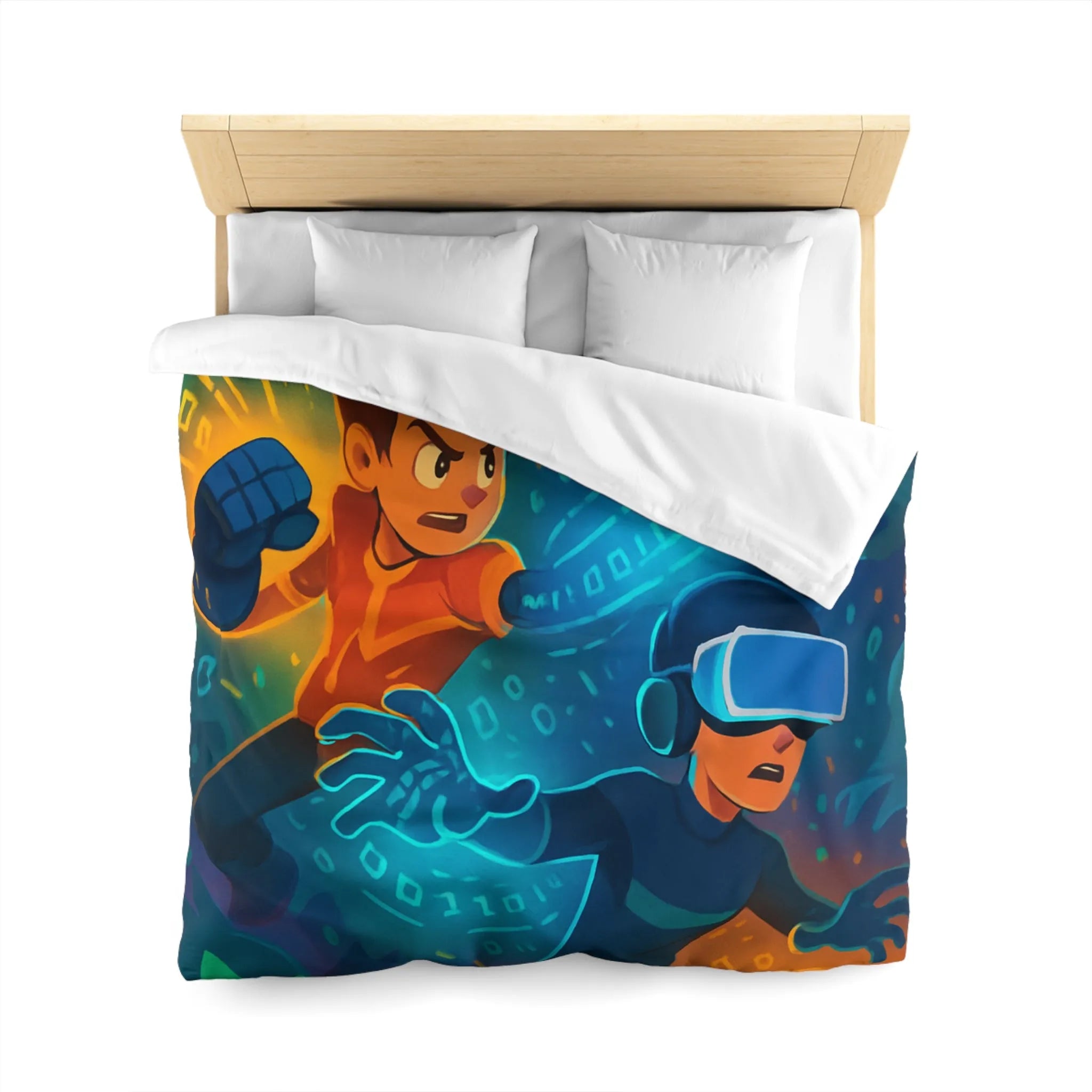 Housse de Couette Microfibre Création Artistique Moderne Design Exclusif Décoration Chambre