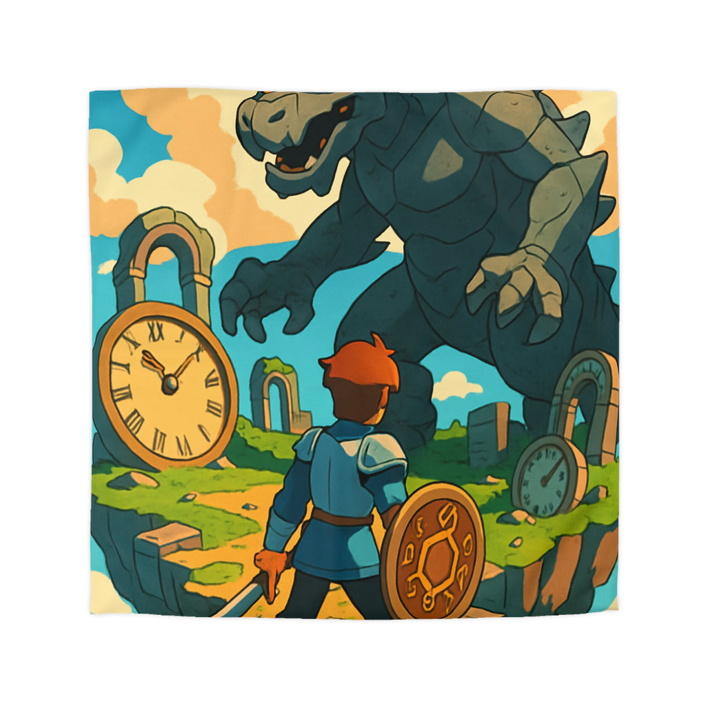 Housse de Couette Microfibre Design Artistique Moderne Décoration Chambre Confort Premium